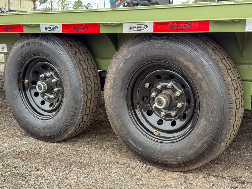 35' DKO Gooseneck Deckover 30' + 5' Mega Ramps (2) 7K Axles 11421