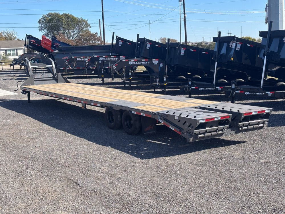 40' FHZ Gooseneck Deckover (2) 10K Axles Mega Ramps 12442