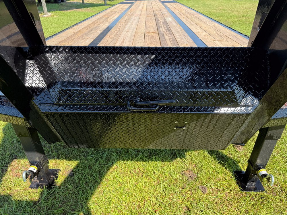 40' FHZ Gooseneck Deckover (2) 10K Axles Mega Ramps 13056
