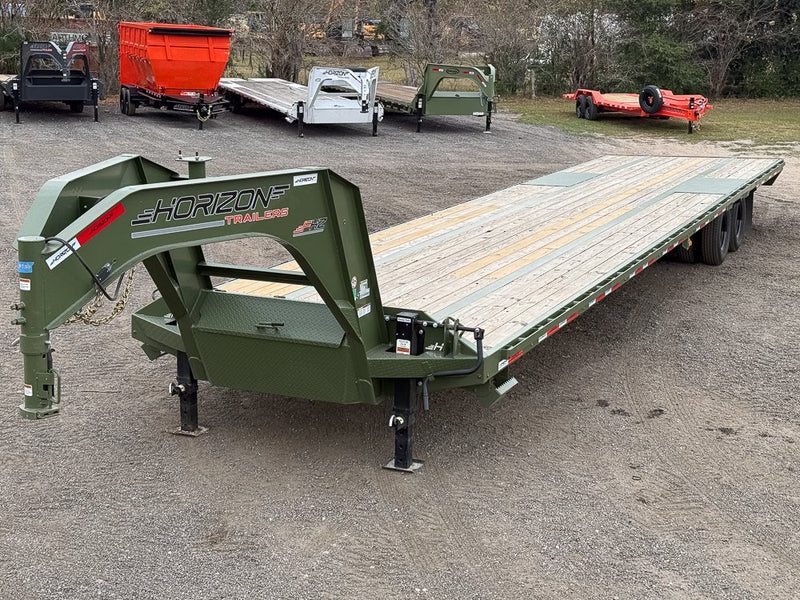 40' FHZ Gooseneck Deckover (2) 10K Axles Straight Deck 4039