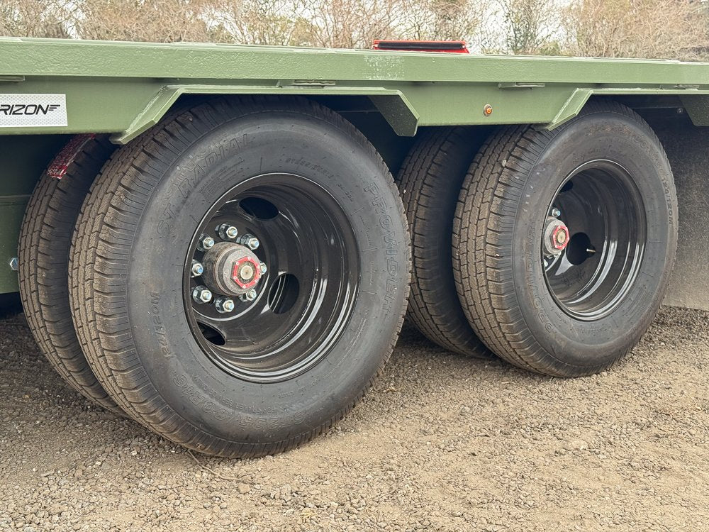 40' FHZ Gooseneck Deckover (2) 10K Axles Straight Deck 4039