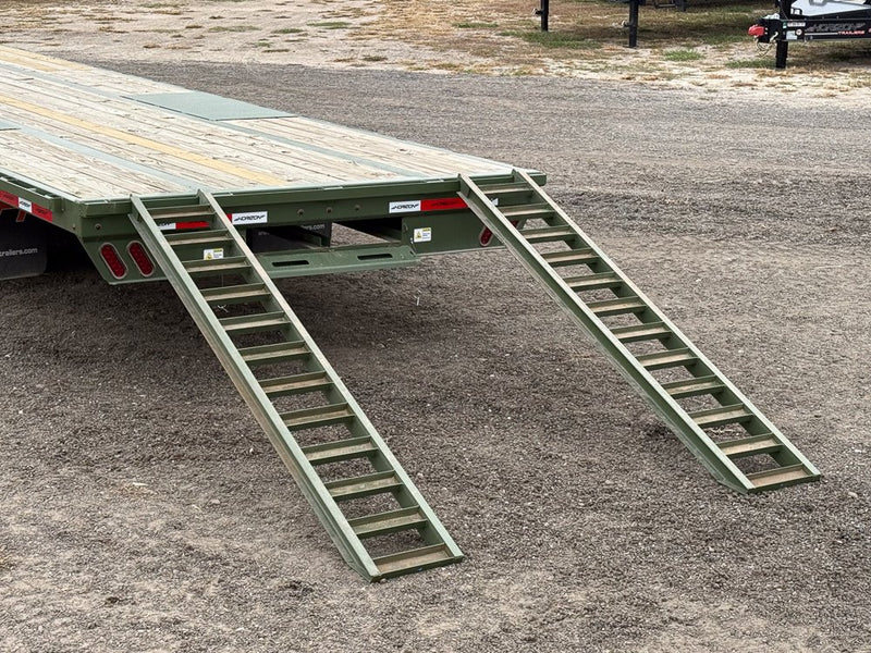 40' FHZ Gooseneck Deckover (2) 10K Axles Straight Deck 4039