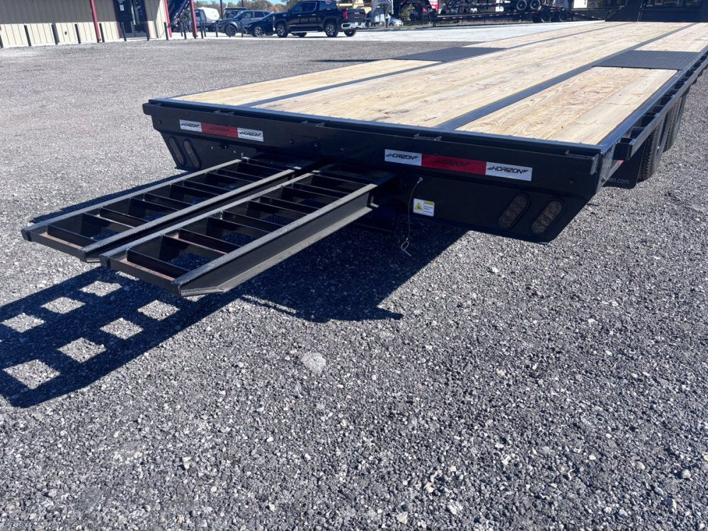 40' FHZ Gooseneck Deckover (2) 10K Axles Straight Deck 12350