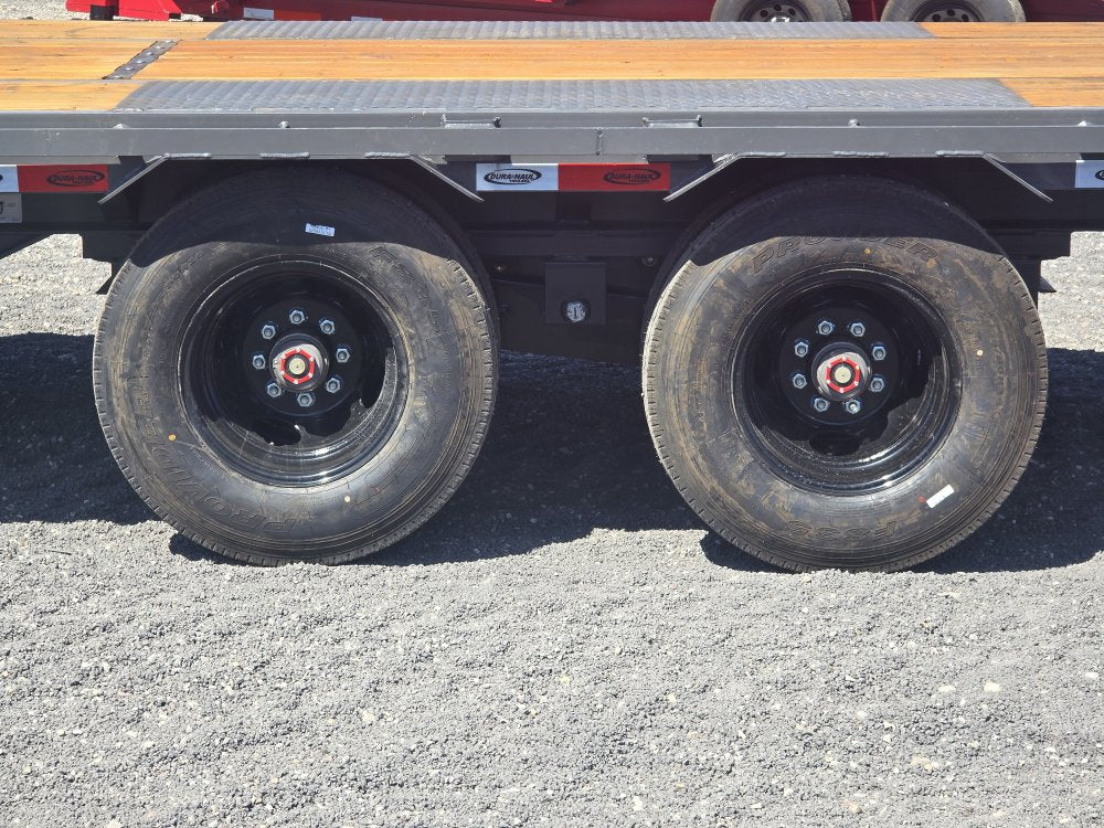 32' DKO Gooseneck Deckover 27' + 5' Mega Ramps (2) 12K Axles 11354