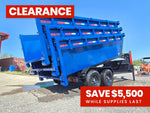 Dura Haul 16' GN Roll off Bundle (2) 8k Axles + 3 Bins w/ 4' Walls 01093A