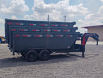 Dura Haul 16' GN Roll off Bundle (2) 8k Axles + 3 Bins w/ 4' Walls 10973