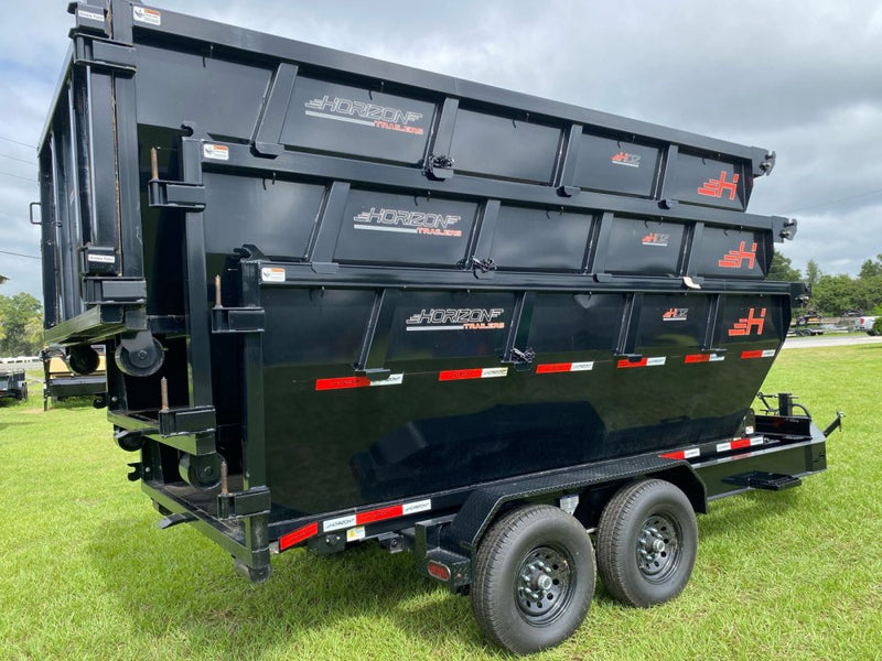 Horizon 14' RDZ BP Roll off Bundle (2) 7k Axles + 3 Bins w/ 4' Walls 017793