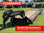 40' FHZ Gooseneck Deckover (2) 12K Axles Mega Ramps 25.9 GVWR 13078