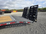 32' DKO Gooseneck Deckover 27' + 5' Mega Ramps (2) 12K Axles 011355