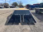 40' DKO Gooseneck Deckover 35' + 5' Mega Ramps (2) 12K Axles 011386