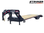40' Stryker Gooseneck (2) 12K Axles Mega Ramps Dual Wheels 3506