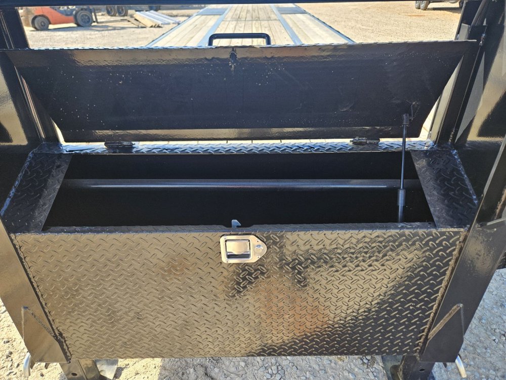 40' Stryker Gooseneck (2) 12K Axles Straight Deck Dual Wheels 3654