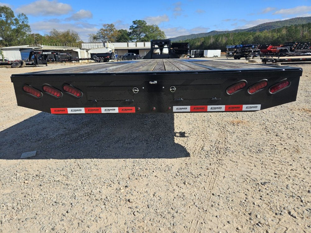 40' Stryker Gooseneck (2) 12K Axles Straight Deck Dual Wheels 3654
