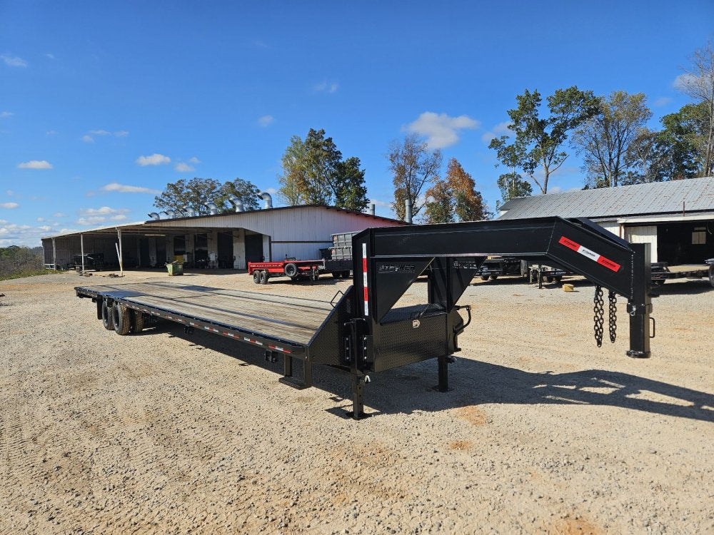 40' Stryker Gooseneck (2) 12K Axles Straight Deck Dual Wheels 3654