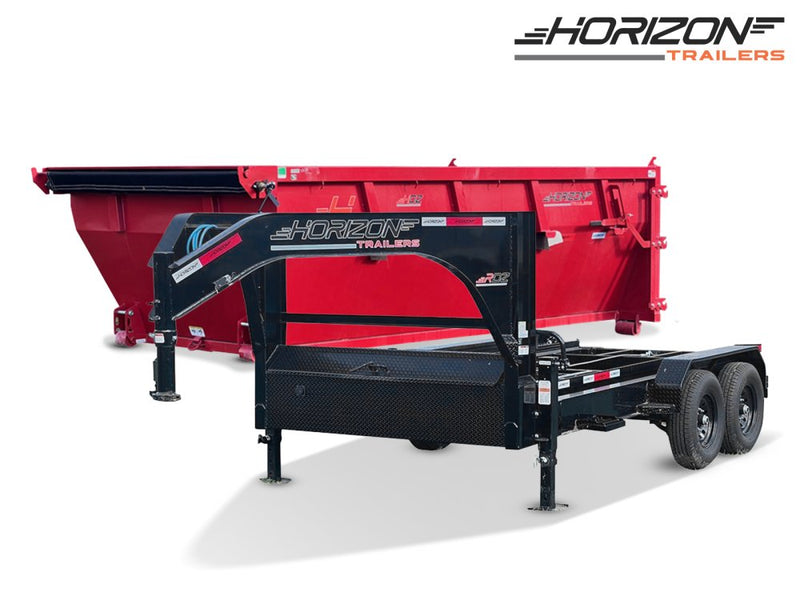 Horizon 14' RDZ GN Roll off Bundle (2) 7k Axles + 1 Bins w/ 4' Walls 4835