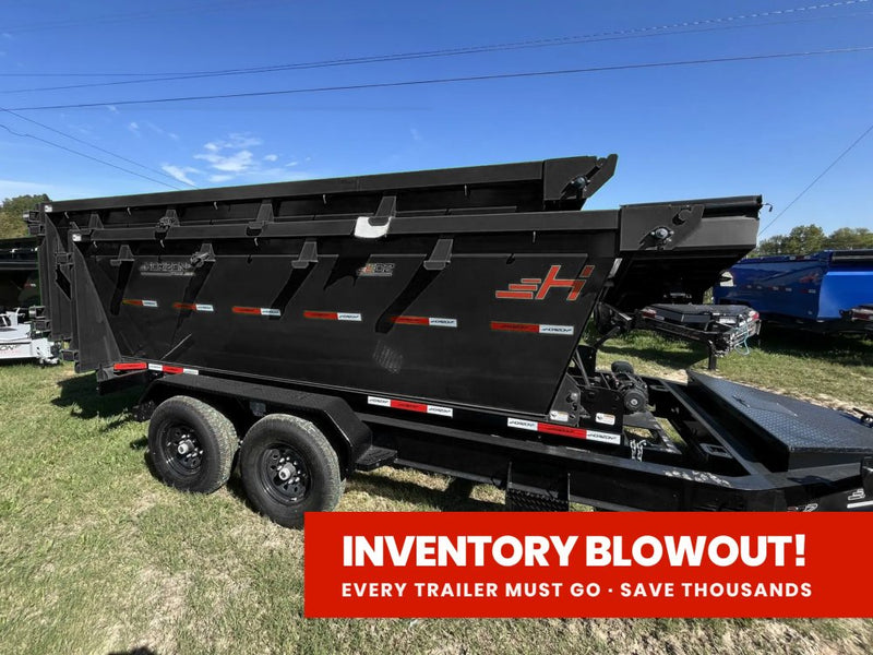 Horizon 14' RDZ BP Roll off Bundle (2) 7k Axles + 2 Bins w/ 4' Walls 017792