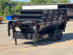 Stryker 14' GN Roll off Bundle (2) 7k Axles + 3 Bins w/ 4' Walls 2853