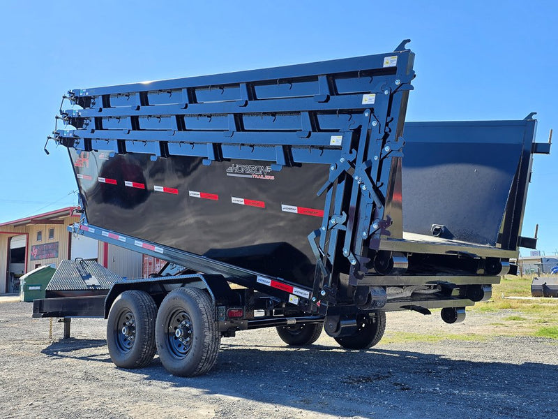 Horizon 14' RDZ BP Roll off Bundle (2) 7k Axles + 3 Bins w/ 4' Walls 1930-A
