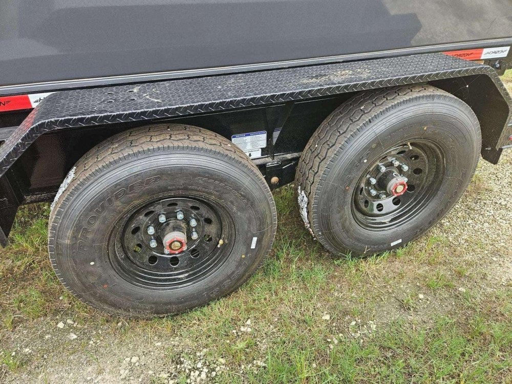 Horizon 16' RDZ GN Roll off Bundle (2) 8k Axles + 3 Bins w/ 4' Walls 3892-C