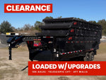 Horizon 20' HRD GN Roll off Bundle (2) 10k Axles + 3 Bins w/ 4' Walls 3303-A