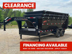 Horizon 16' RDZ GN Roll off Bundle (2) 7k Axles + 3 Bins w/ 4' Walls 1137-A