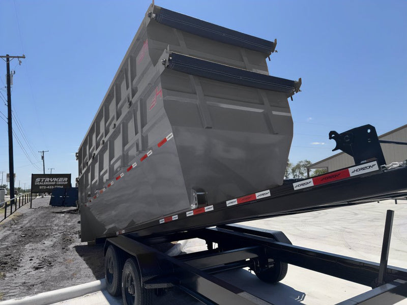 Horizon 20' HRD GN Roll off Bundle (2) 10k Axles + 2 Bins w/ 6' Walls 0096-B