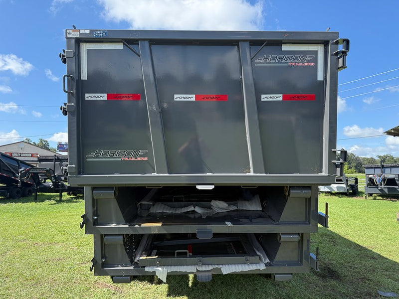 Horizon 20' HRD GN Roll off Bundle (2) 10k Axles + 3 Bins w/ 4' Walls 014976