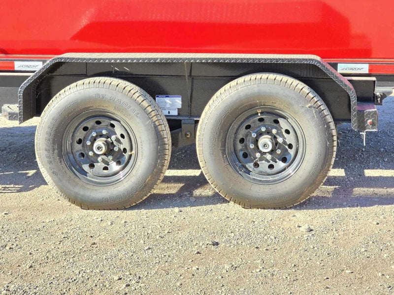 Horizon 16' RDZ GN Roll off Bundle (2) 8k Axles + 3 Bins w/ 4' Walls 9523-B