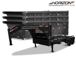 Horizon 16' HRD GN Roll off Bundle (2) 10k Axles + 3 Bins w/ 4' Walls 9523-A