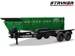 Stryker 16' BP Roll off Bundle (2) 7k Axles + 1 Bin w/ 4' Walls 2549-E