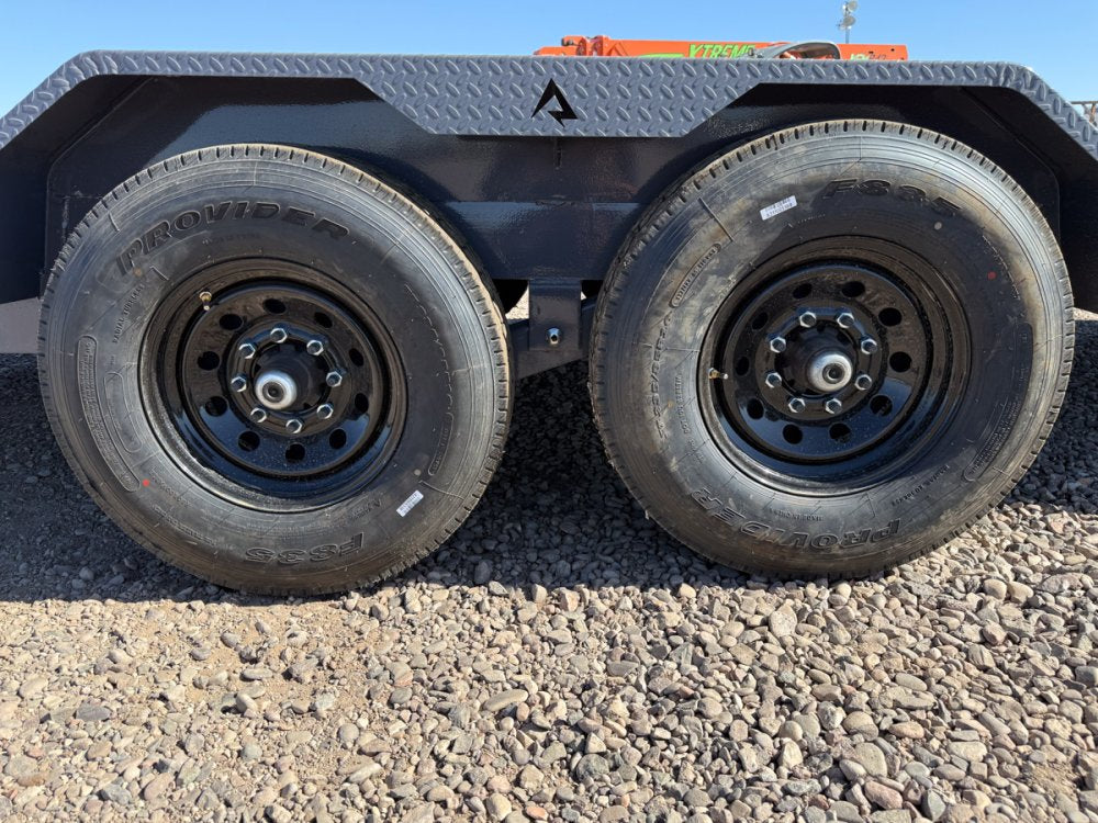 24' RawMaxx ECX Equipment Trailer Slide In Ramps - (2) 8k Axles 129518