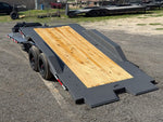 22' HEH Equipment Trailer 82" Wide, W/ 3' Dove W/ Mountain Ramps 14753