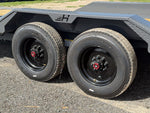 22' HEH Equipment Trailer 82" Wide, W/ 3' Dove W/ Mountain Ramps 14753