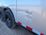 8.5 x 28 Tremor SE Flat Top Sloped V Nose Enclosed Trailer - (2) 7000 lb Axle 129562
