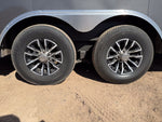 8.5 x 24 Journey SE Flat Top Sloped V Nose Car Hauler (2) 5200 lbs Axles 132855