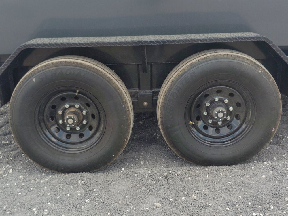Dura Haul 16' GN Roll off Bundle (2) 8k Axles + 3 Bins w/ 4' Walls 10973