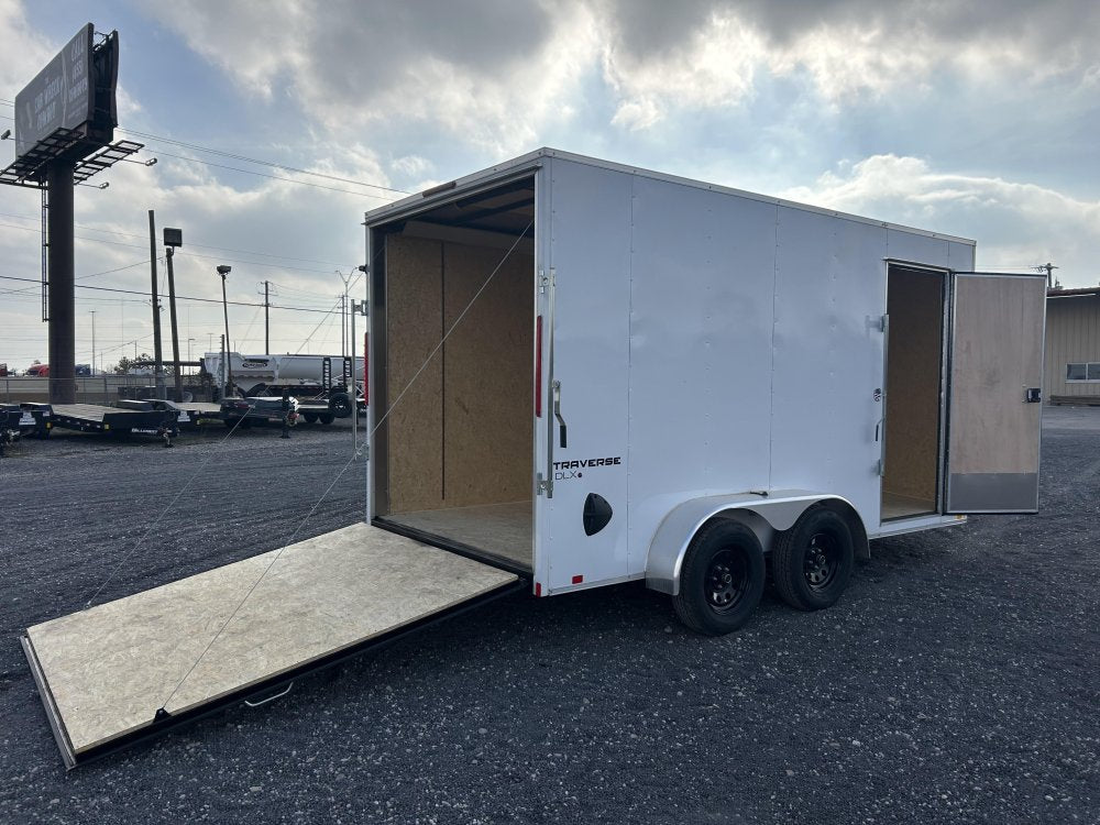 7' x 14' Traverse DLX Flat Top V Nose (2) - 3500 lb Axle 127992