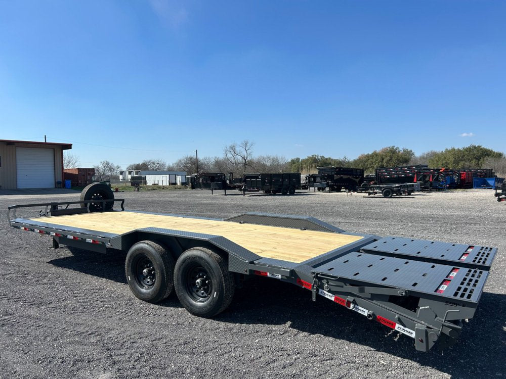 24' Stryker SET Bumper Pull Equipment Trailer DOF - (2) 7K Axles 3795