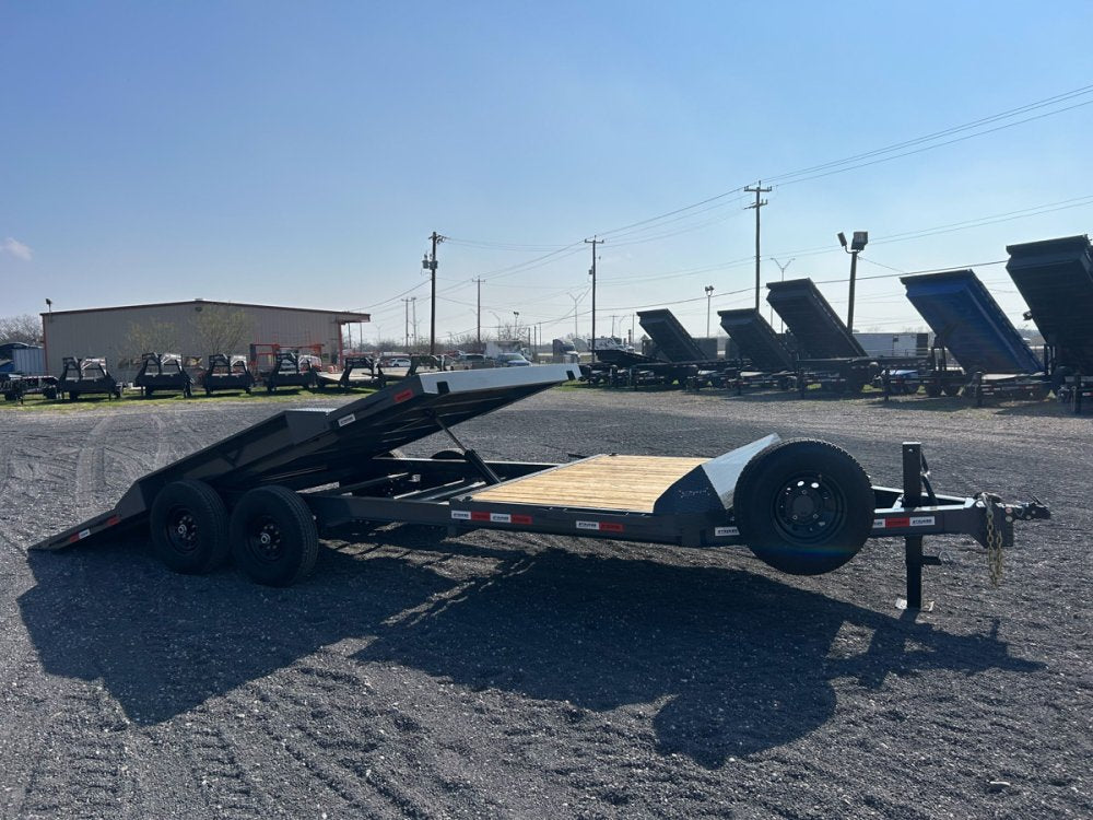 22' Tilt Trailer Drive Over Fenders, 7K Axles 3803