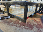 14' Utility Trailer (1) 3.5K Axle, 77" Wide 4' Gate 3807
