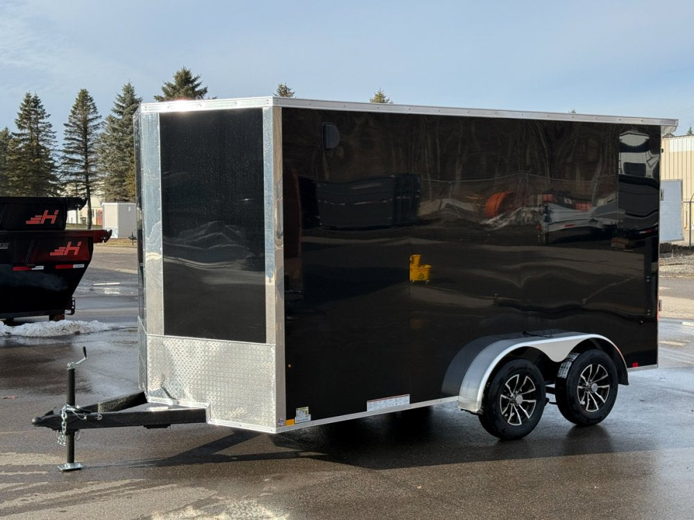 7 x 14 Look Trailers ST DLX Flat Top V Nose Enclosed Trailer - (2) 3.5k lb Axles 141503