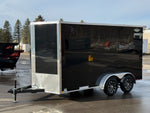 7 x 14 Look Trailers ST DLX Flat Top V Nose Enclosed Trailer - (2) 3.5k lb Axles 141503