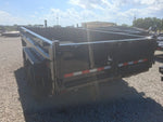 14' x 83" Iron Bull DTB Bumper Pull Dump Trailer 24" Side Walls - (2) 7,000 lb Axles, Telescopic 108275