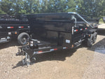 16' x 83" Iron Bull DTB Bumper Pull Dump Trailer 36" Side Walls - (2) 7,000 lb Axles 102337