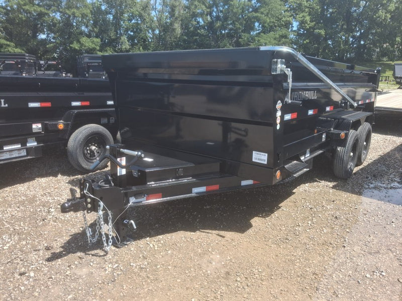 16' x 83" Iron Bull DTB Bumper Pull Dump Trailer 36" Side Walls - (2) 7,000 lb Axles 102337