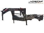 16' Horizon HRD Gooseneck Roll Off Base Trailer Telescopic 12 Ton Lift - (2) 10k Axles 14954