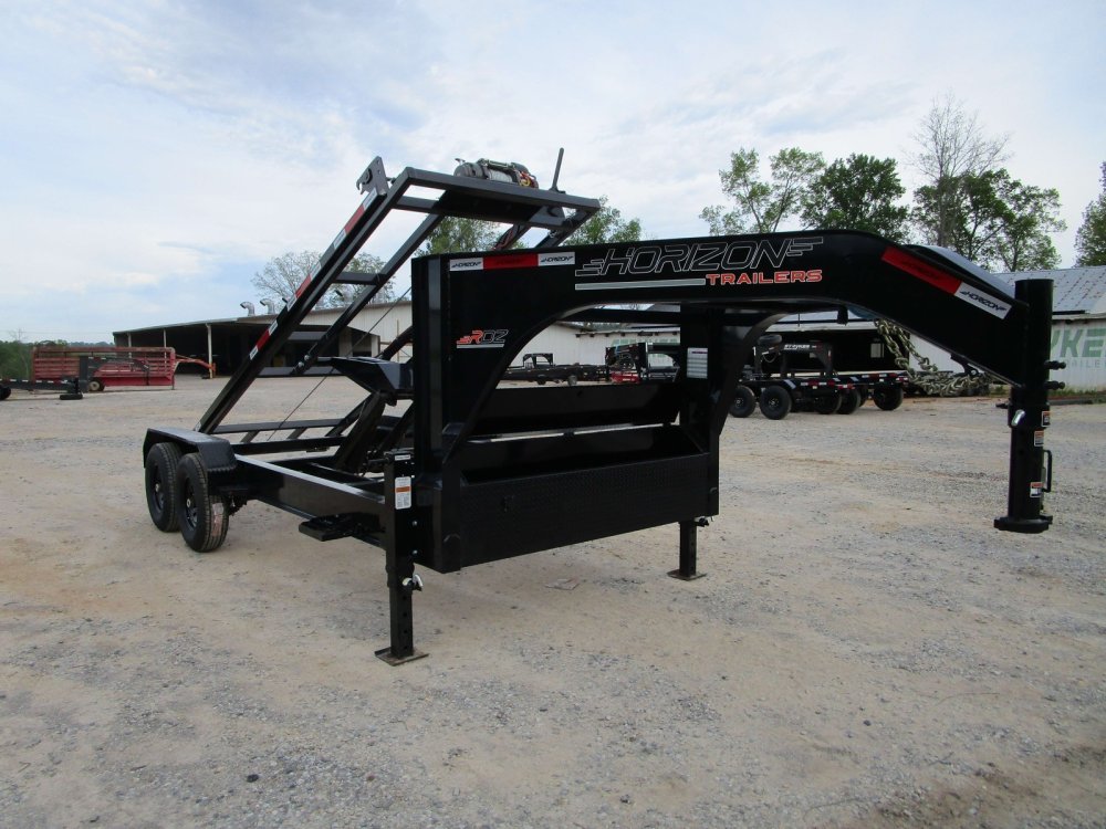 16' Horizon RDZ Gooseneck Roll Off Base Trailer - (2) 7k Axles 15006