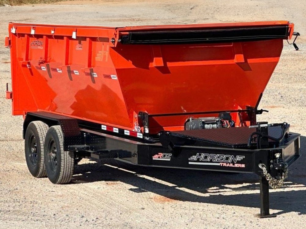 Horizon 14' RDZ BP Roll off Bundle (2) 7k Axles + Bin 4' Walls DZBP14