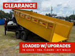 Dura Haul 16' GN Roll Off Bundle (2) 7k Axles + Bin 4' Walls KOGN14