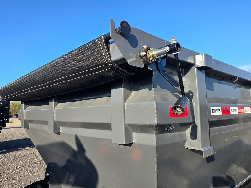 Stryker 16' BP Roll Off Bundle (2) 7k Axles + Bin 4' Walls R1BP16